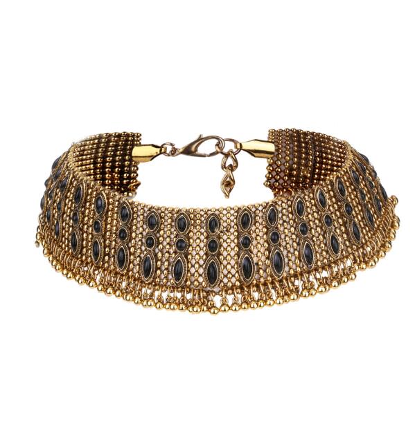 Short chain necklace pearl necklace Necklace bell female models