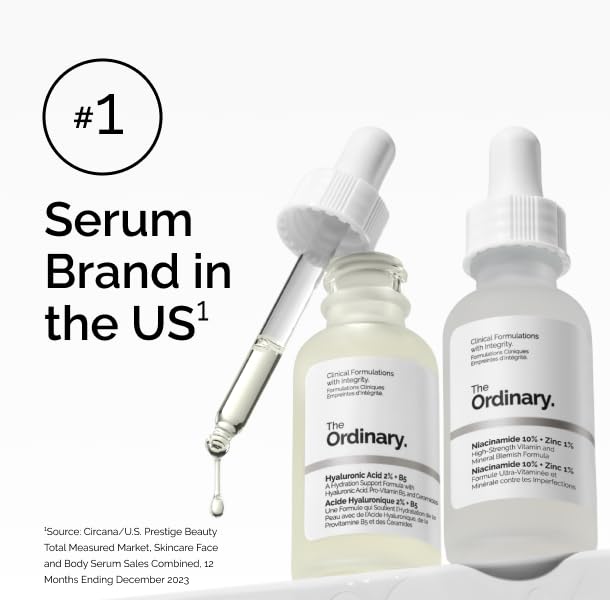 The Ordinary Resveratrol 3% + Ferulic Acid 3%, Antioxidant Serum for Anti-Aging, 1 Fl Oz