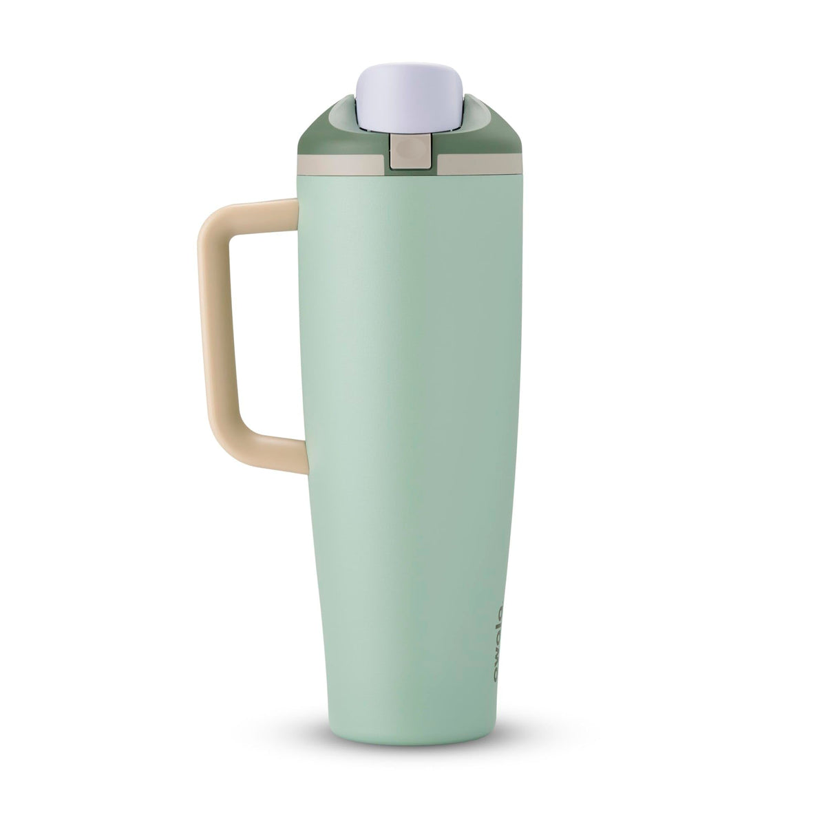 Owala FreeSip Tumbler - Stainless Steel-40-oz.-Orange/Tan(Sparkling Sherbet)
