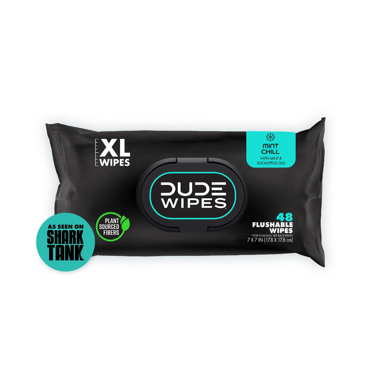 DUDE Wipes - Flushable Wipes - 6 Pack, 288 Wipes - Unscented Extra-Large Adult Wet Wipes - Vitamin-E & Aloe - Septic and Sewer Safe